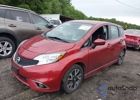 2016 Nissan Versa Note Sr z USA, uszkodzony, nr VIN 3N1CE2CP4GL409394